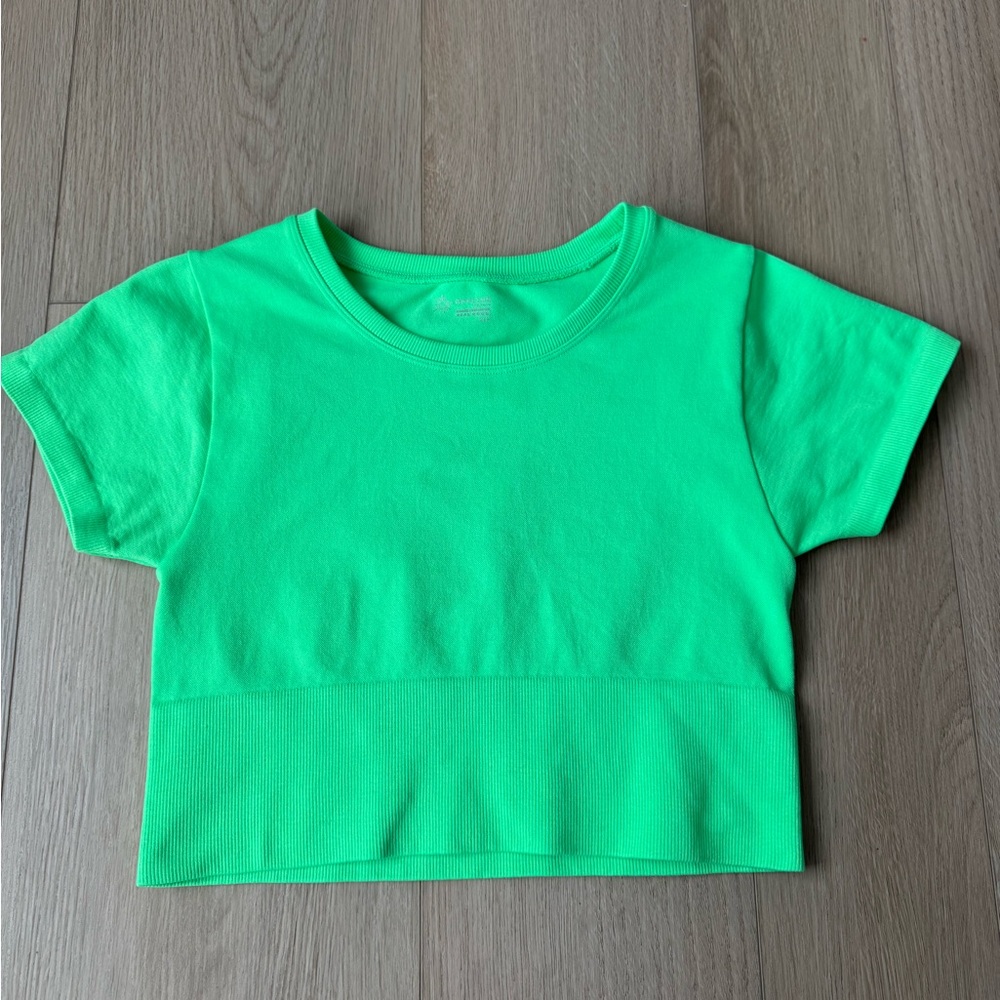 Aerie Neon Green Short Sleeve Tee